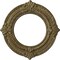 Ekena Millwork Benson Medallion (Canopies up to 6 1/8"), 11 1/8"OD x 6 1/8"ID x 5/8"P, Mississippi Mud Crackle CM11BNMMC - alternate 1
